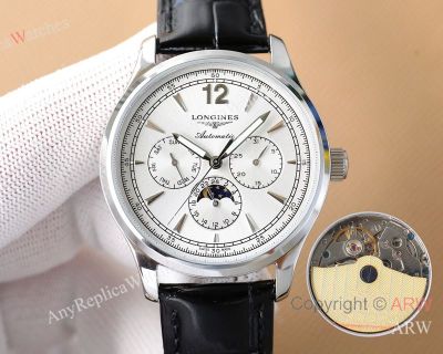 High Quality Replica LONGINES Esmeralda Different Colors Genuine Leather Strap Different Colors Face Dial Different Colors Stainless Steel Case Watch 40×12mm